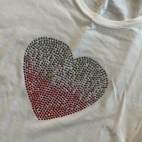 SOLD Style & Company two tee shirts. Red sparkle. - Picture 3 of 15